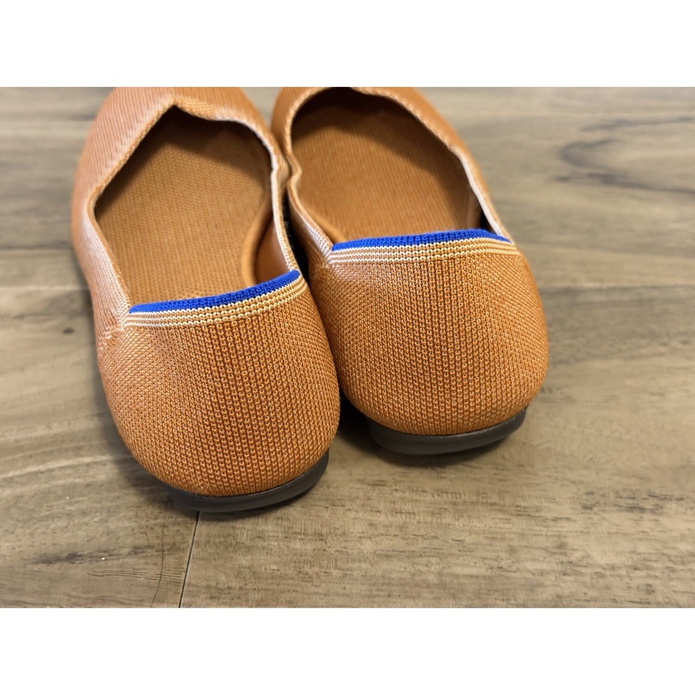 Rothy's The Flat in Fawn Round Toe Women's Slip On Ballet Flats Size 8 - Picture 4 of 12